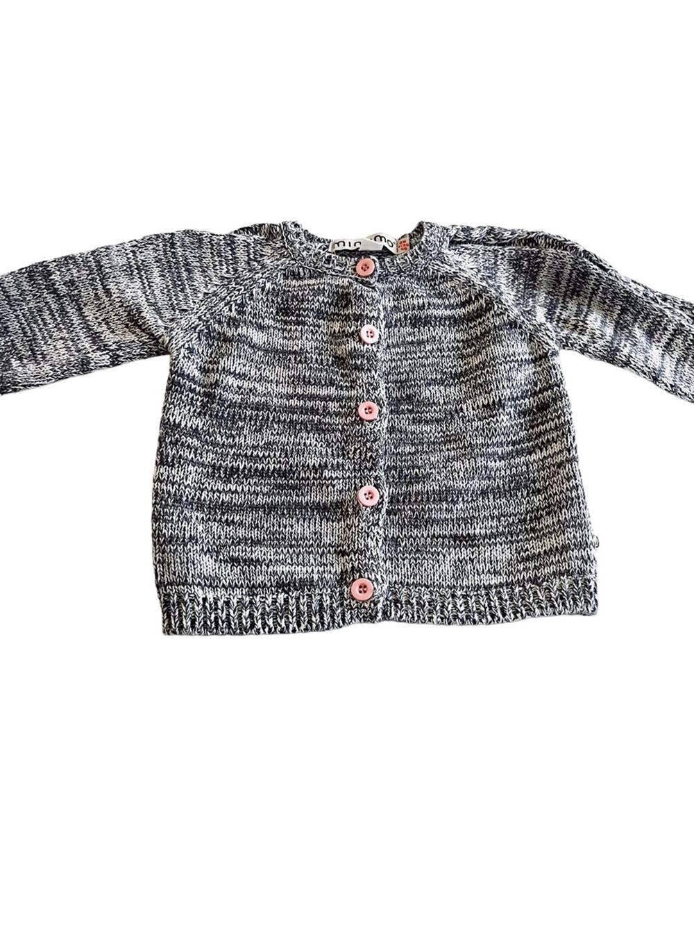MinyMo girls marled cardigan size 6 months